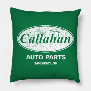 vintage Callahan Auto Parts 1963 Pillow