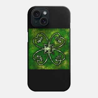 Four leaf clover Phone Case