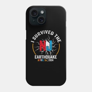 Vintage I Survived The NJ Earthquake April 5th, 2024 Phone Case