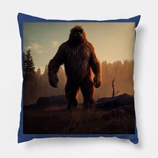 Sasquatch in Nature Pillow