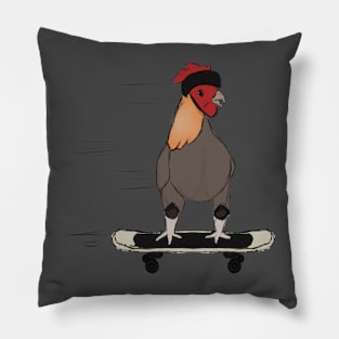 Radical Rooster: Tricks with Style! Pillow