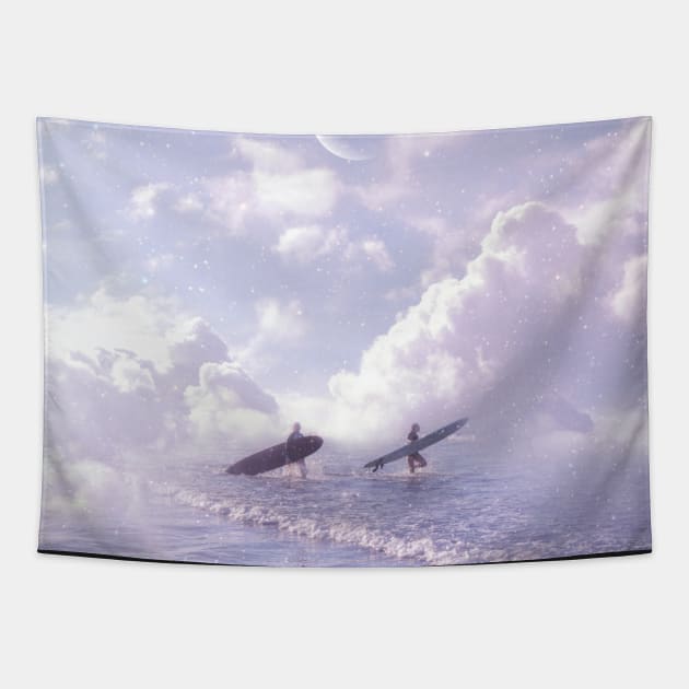 Cloud Surfing Tapestry by RiddhiShah