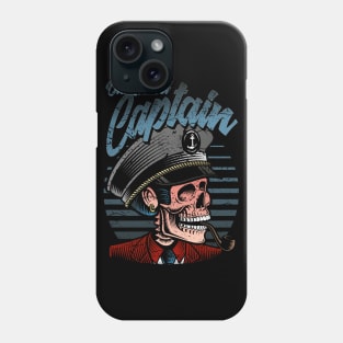 Old School Captain Skull Phone Case