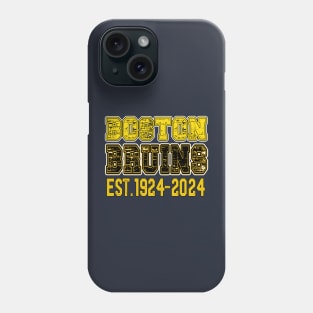 Vintage Bruins Est 1924-2024 Phone Case