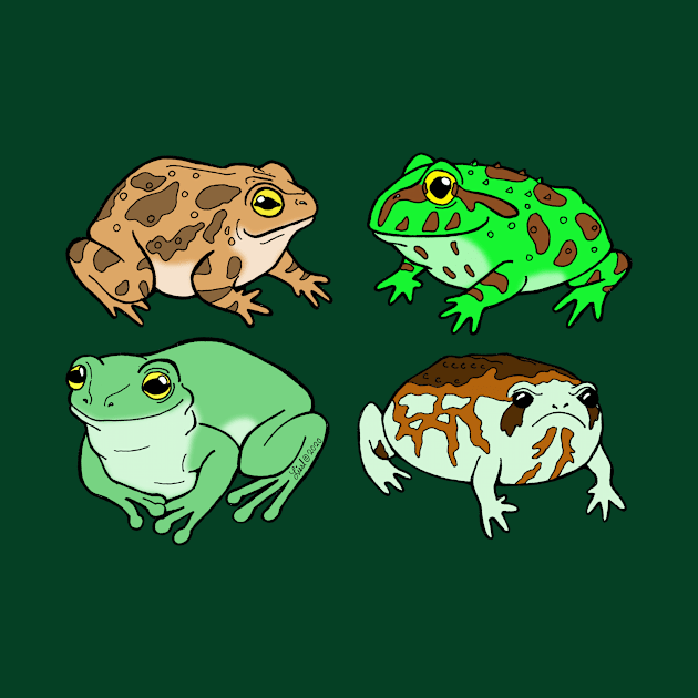 Frog Party by HonuHoney