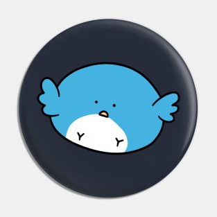 Blue Bird Blob Pin