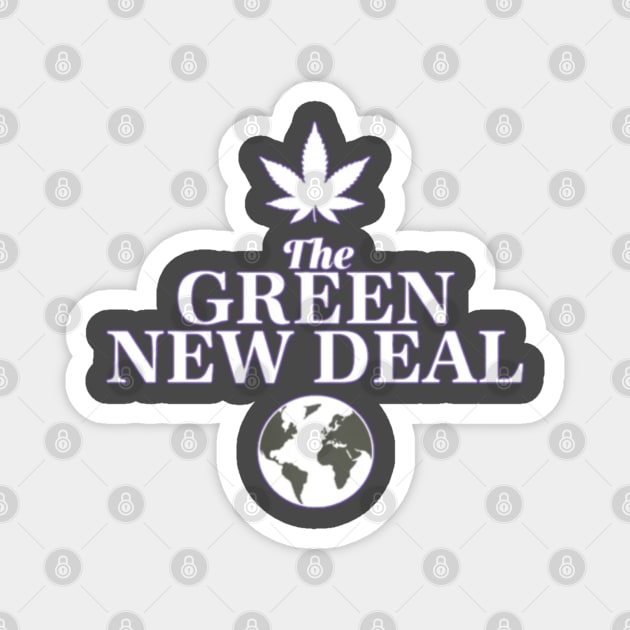 Green New Deal Magnet by Captainstore