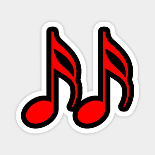 Red Notes Magnet