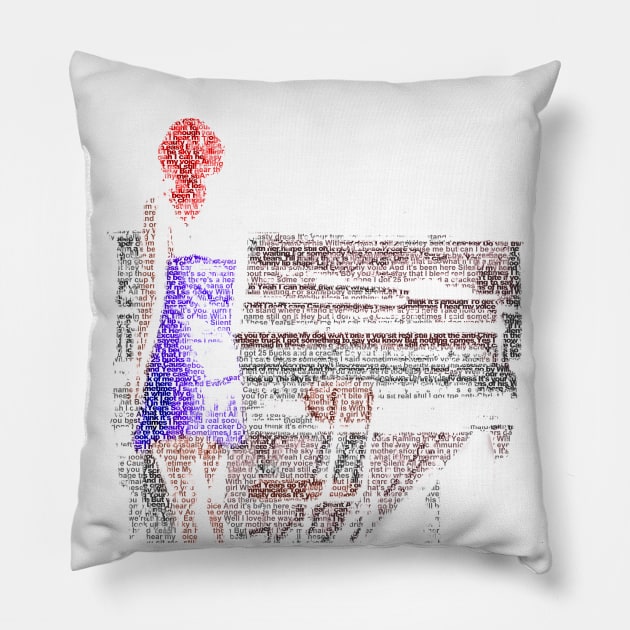 Silent All These Years Lyrics Picture Pillow by RandomGoodness