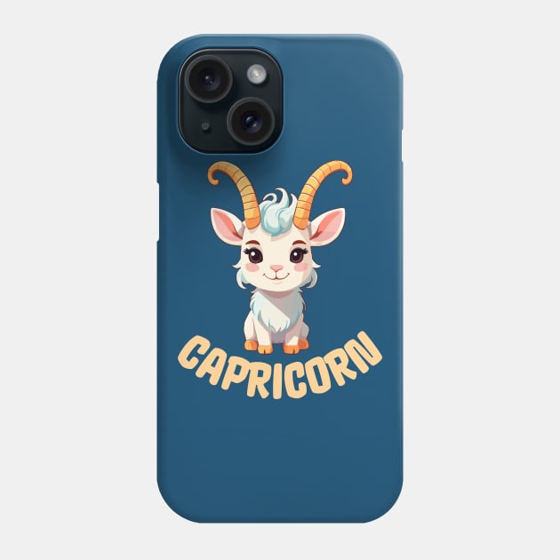 Capricorn Zodiac Sign Phone Case by ElCrocodel