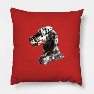 English Setter Pillow