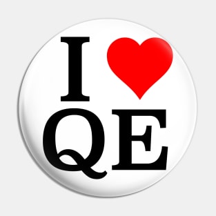 I Heart QE Pin