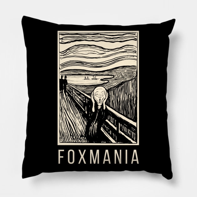 FOXMANIA Pillow by TJWDraws