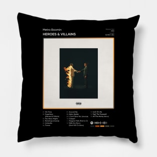 Metro Boomin - HEROES & VILLAINS Tracklist Album Pillow