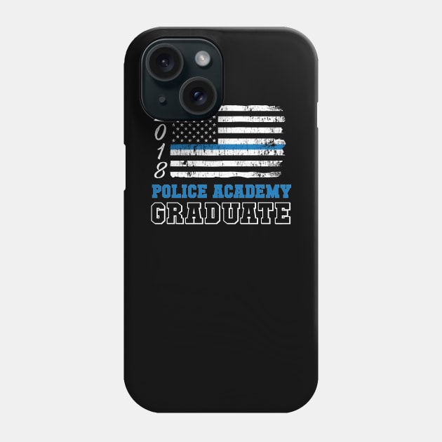 Police Academy 2018 Graduation - Thin Blue Line TShirt Phone Case by bbreidenbach