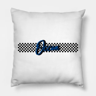 Race Flag Design 2 - Esteban Ocon 2021 Pillow