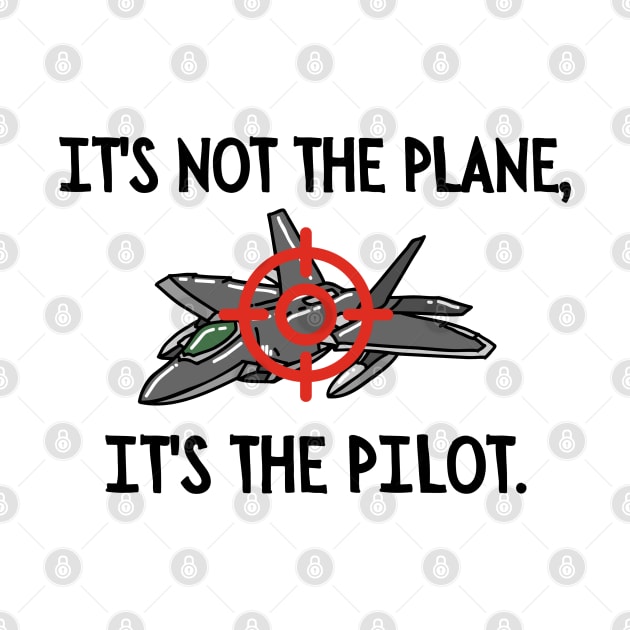 It's not the plane, it's the pilot. by mksjr