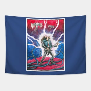 Stranger Guitar Things Tapestry