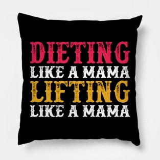 Dieting Like Mommies Artwork Pillow