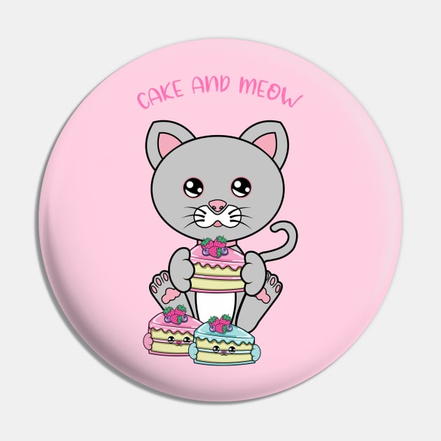 All I Need is cake and cats, cake and cats Pin by JS ARTE