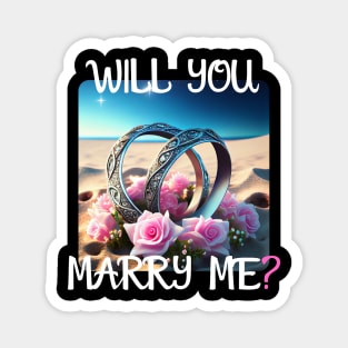 Marriage Proposal For Wedding Or Engagement - Romantic Gift Idea Magnet