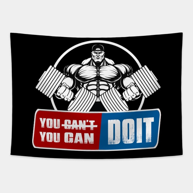 GYM - you can doit Tapestry by digitalt24
