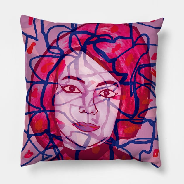 Aurora de Albornoz Pillow by Exile Kings 