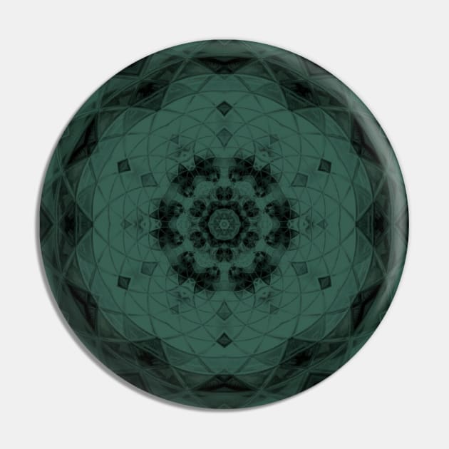 Sage Green Southwest Mandala Pin by Moon Art