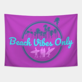 Beach Vibes Only T-shirt light Tapestry