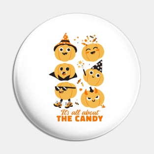 Candy Quest Pumpkins Pin