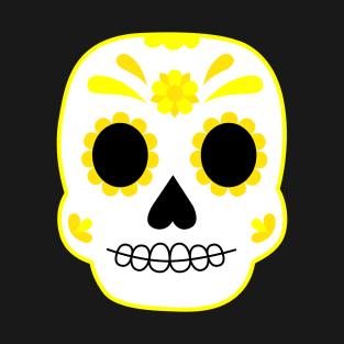 Yellow Sugar Skull T-Shirt