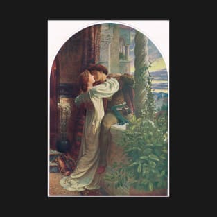 Romeo and Juliet by Frank Dicksee R.A. (1853-1928) T-Shirt