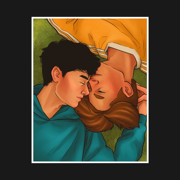 Nick and Charlie - heartstopper tfios poster no logo by daddymactinus