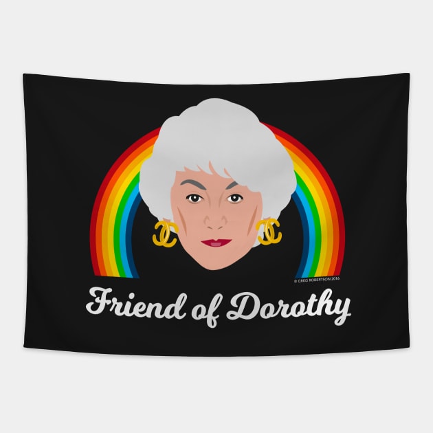 Dorothy Zbornak - Friend of Dorothy Tapestry by Greg12580