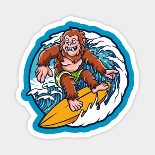 Sasquatch Surf Magnet