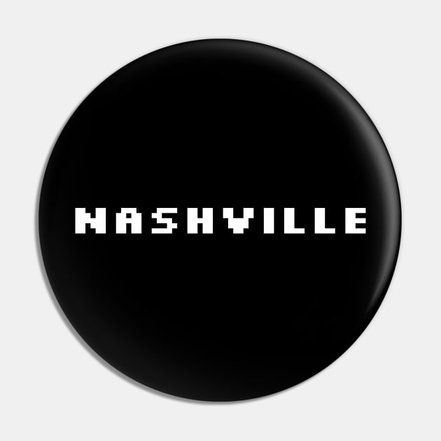 Nashville Pin by bestStickers