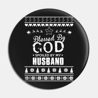 Merry Christmas GOD HUSBAND Pin