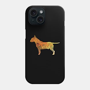 Bull Terrier Dog In Autumn Colors Phone Case