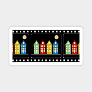 4 Houses... Cinema. Magnet