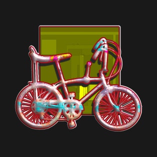 Stingray Bicycle And Green Wall T-Shirt