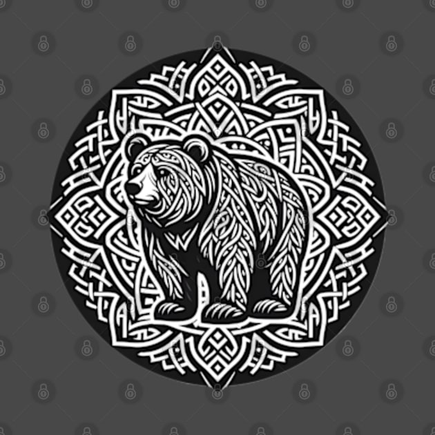 Celtic Bear by Desert Owl Designs