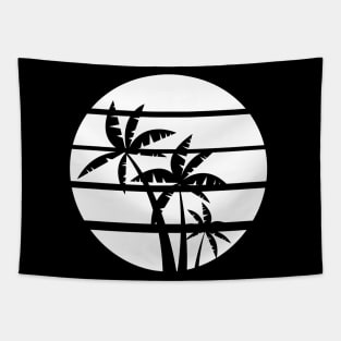 Retro Palm Tree Vintage Surf Tropical Gift Design Tapestry