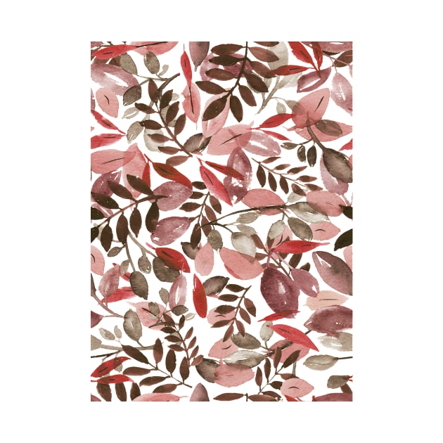 Fall Leaves Pattern by Gush Art Studio 1