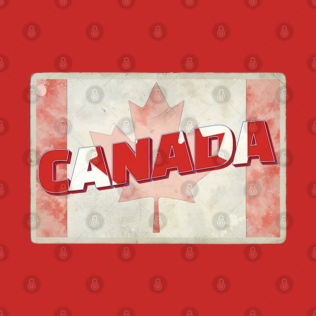 Canada Vintage style retro souvenir by DesignerPropo