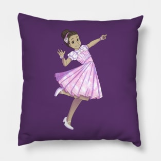 Sparkle Dress Girl Pillow