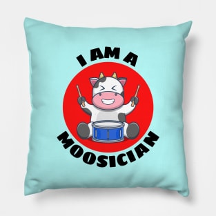 I Am A Moosician | Cow Pun Pillow