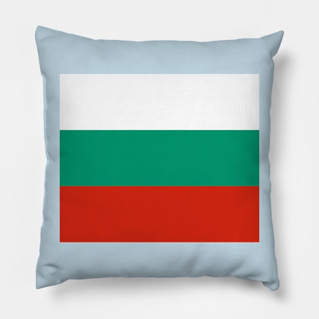 Bulgaria flag Pillow by flag for all