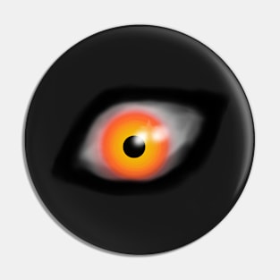 Orange eye Pin