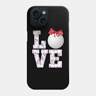 Summer Floral Love Golf Phone Case