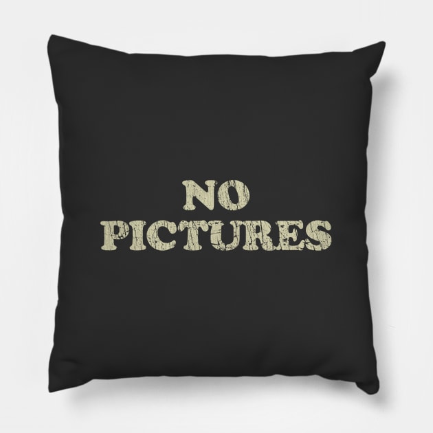 No Pictures 1980 Pillow by JCD666